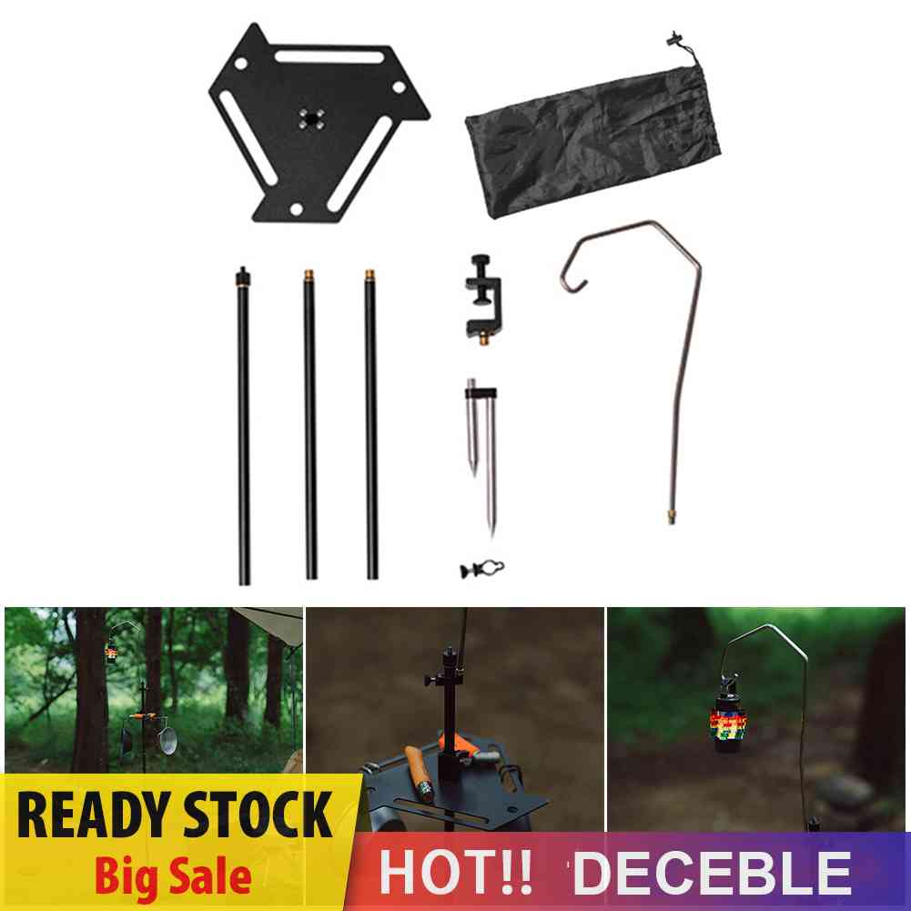 Giá Đỡ Đèn Cắm Trại / Nướng BBQ Bằng Hợp Kim Nhôm Tùy Chỉnh Tiện