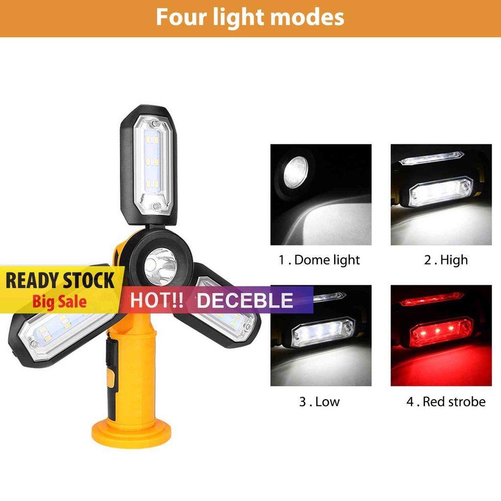 Đèn Pin Cắm Trại Gấp Được 300lm