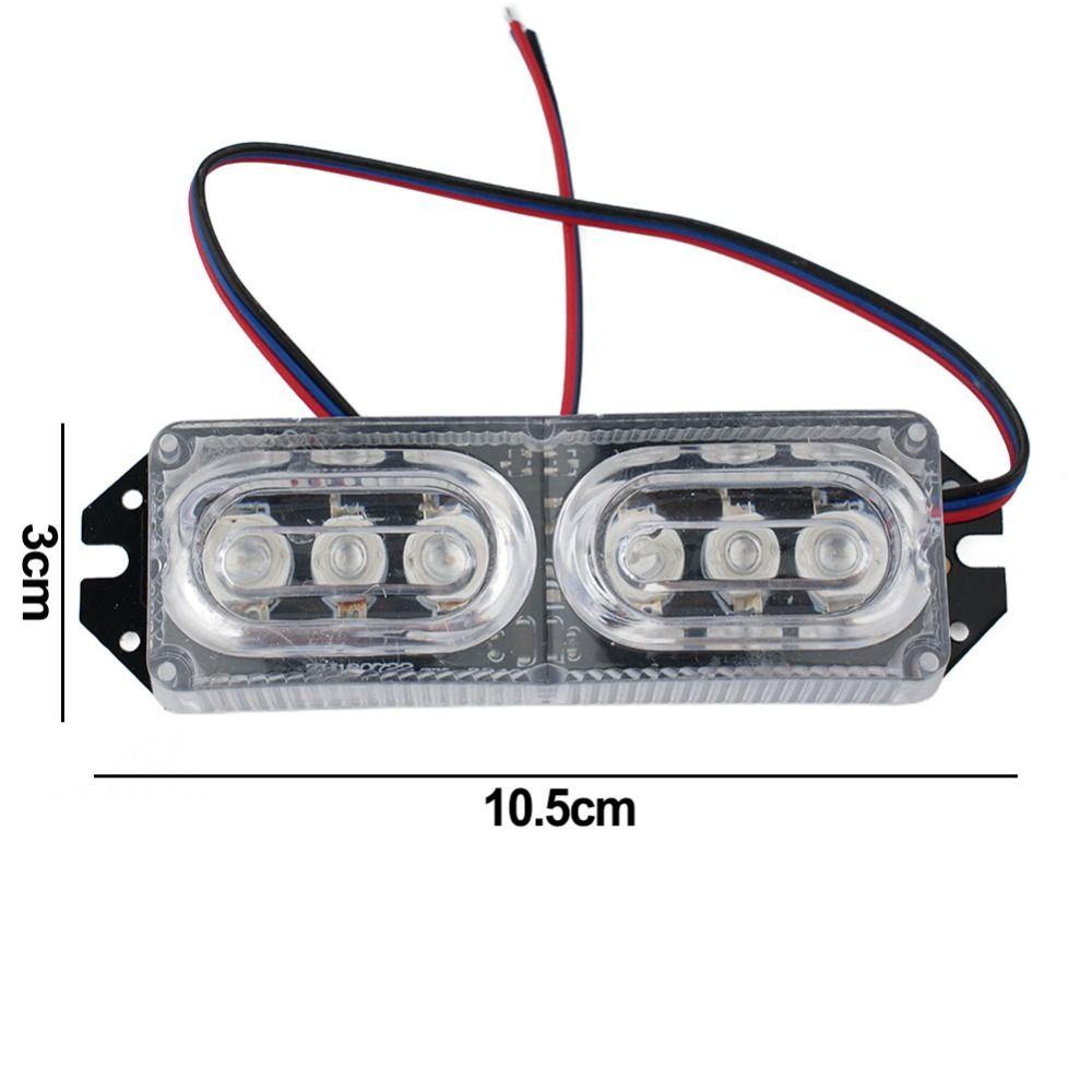 Đèn Pha Led 6 Bóng 12v Nhiều Màu Sắc Chuyên Dụng Cho Xe Mô Tô