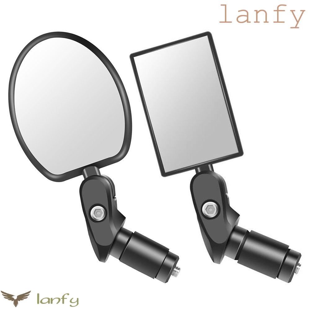 Gương Chiếu Hậu Phản Quang Xoay 360 Độ Gắn Tay Lái Xe Đạp Leo Núi