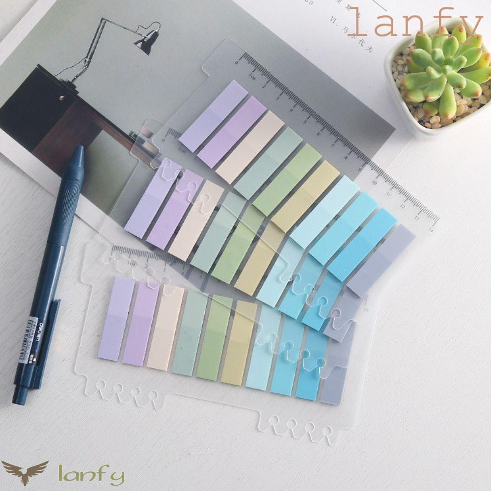 Giấy Dán Ghi Chú Đánh Dấu Trang Sách DIY Mới Lạ Kèm Thước Đo Dành Cho Học Sinh / Văn Phòng
