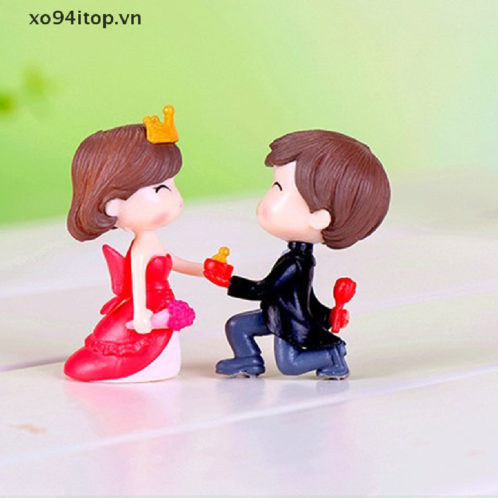 Đồ trang trí Cặp Đôi Búp Bê Mini Trang Trí Xe Hơi