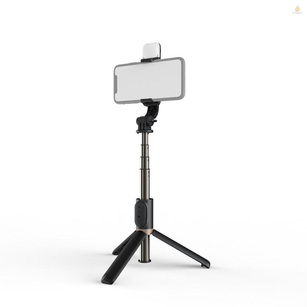 Gậy Tự Sướng Bluetooth Bằng Hợp Kim Nhôm Kèm Giá Đỡ Ba Chân Đa Năng Hỗ Trợ Chụp Ảnh / Live Stream
