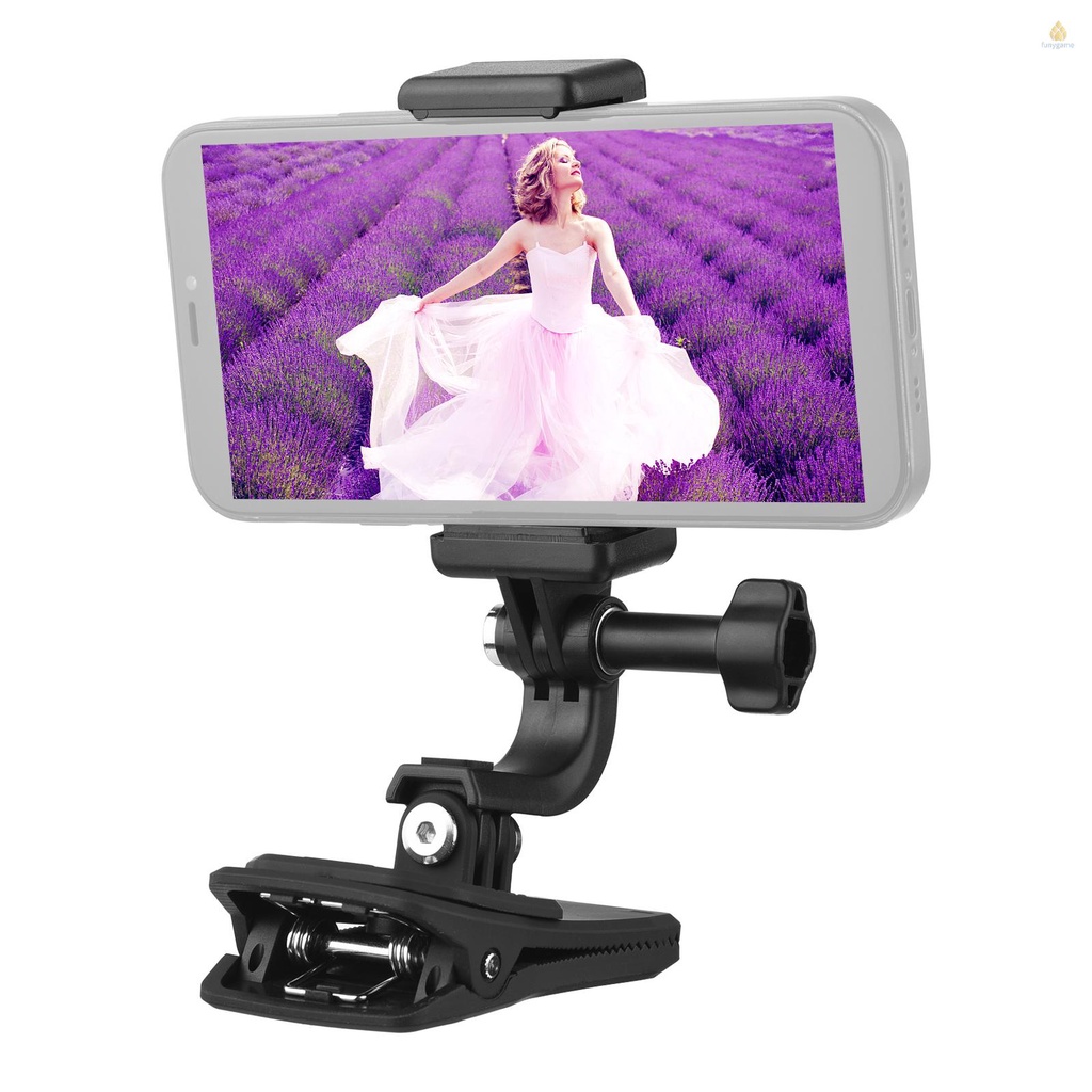 XIAOMI Kẹp Gắn Ba Lô UURIG Có Giá Đỡ Xoay 360 Độ Thay Thế Chuyên Dụng Cho Điện Thoại iPhone Samsung Huawei 10 / 9 / 8 / 7