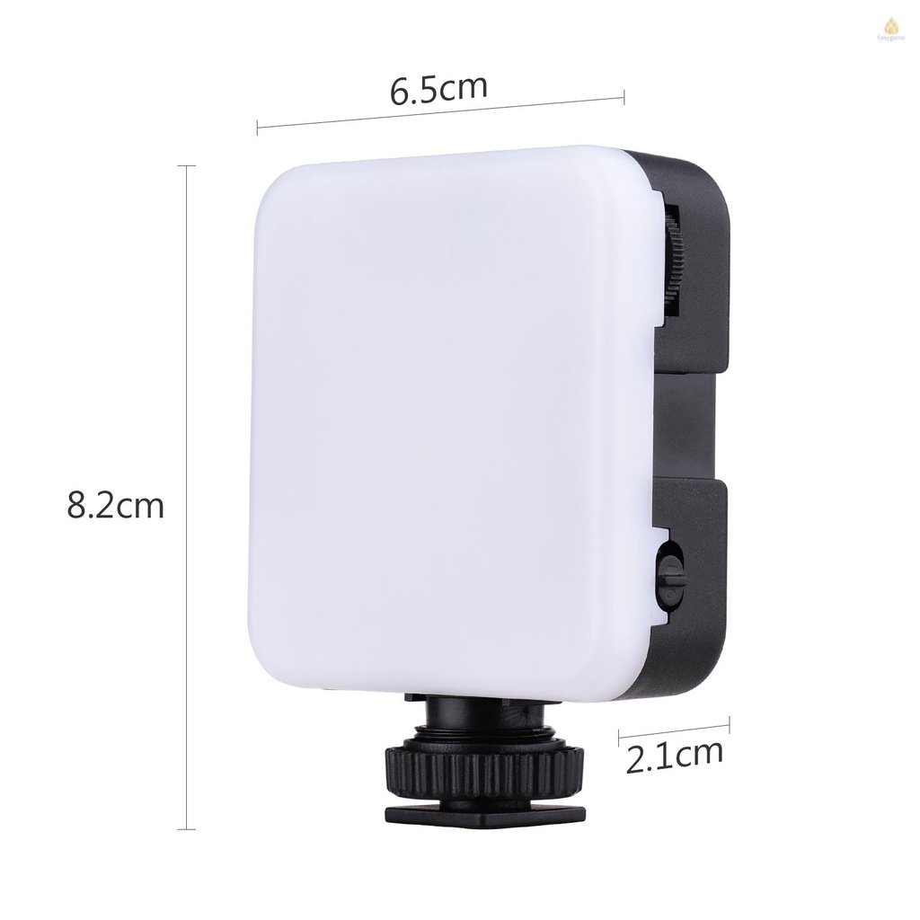 (fygavn) Đèn LED 42 Bóng Andoer 42 Bóng Siêu Sáng 6000K Ánh Sáng Điều Chỉnh Được Độ Sáng Với Giá Đỡ Cho Máy Quay Phim DSLR