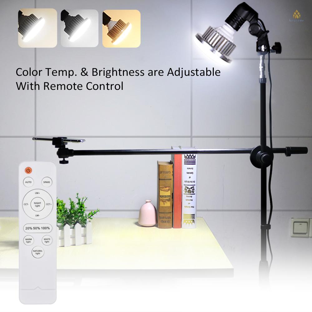 Bóng Đèn LED Andoer E27 50W 3200K ~ 5600K Ánh Sáng Trắng Điều Khiển Từ Xa AC185-245V Đa Ứng Dụng