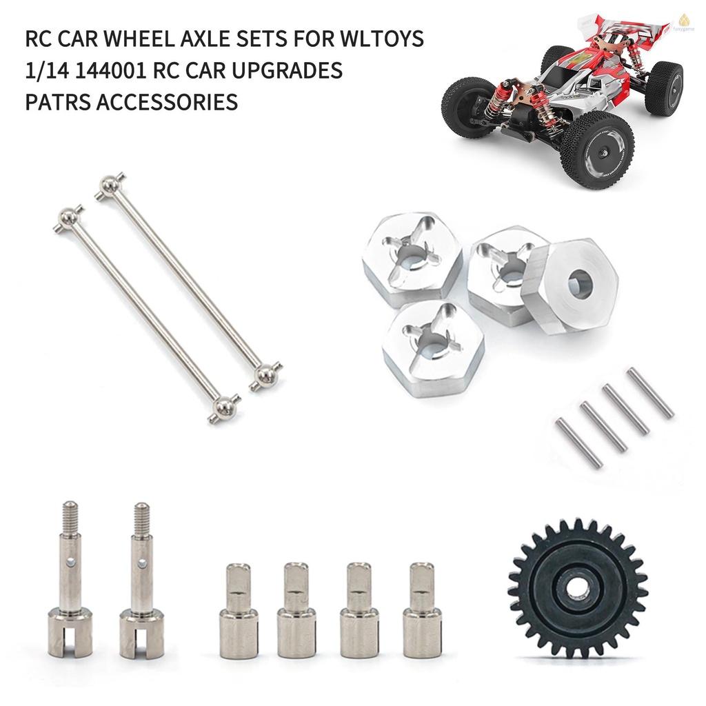Trục Bánh Răng Cho Xe Điều Khiển Từ Xa WLtoys 1 / 14 144001 Phụ Kiện Chuyên Dụng Cho Xe Hơi Điều Khiển Từ Xa