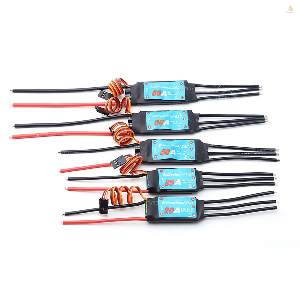 Bộ Điều Khiển Tốc Độ Không Chổi Than ESC 60A 60A Chuyên Dụng Cho Tàu Thuyền Điều Khiển Từ Xa
