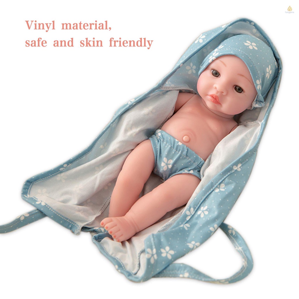 Búp Bê Em Bé Sơ Sinh Bằng Vinyl Kích Thước 12 Inch Giống Thật Làm Quà Tặng Cho Bé Gái