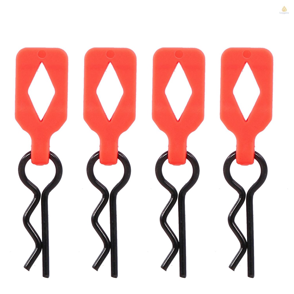 Set 4 Kẹp Vỏ Xe Điều Khiển Từ Xa TRX Hsp Redcat Rc4wd Tamiya Axial scx10 D90 Hpi 1 / 10
