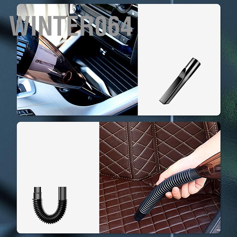 Winter064 Máy Hút Bụi Ô Tô Công Thái Sử Dụng Khô Ướt Di Động Cầm Tay Không Dây Cho Hộ Gia Đình
