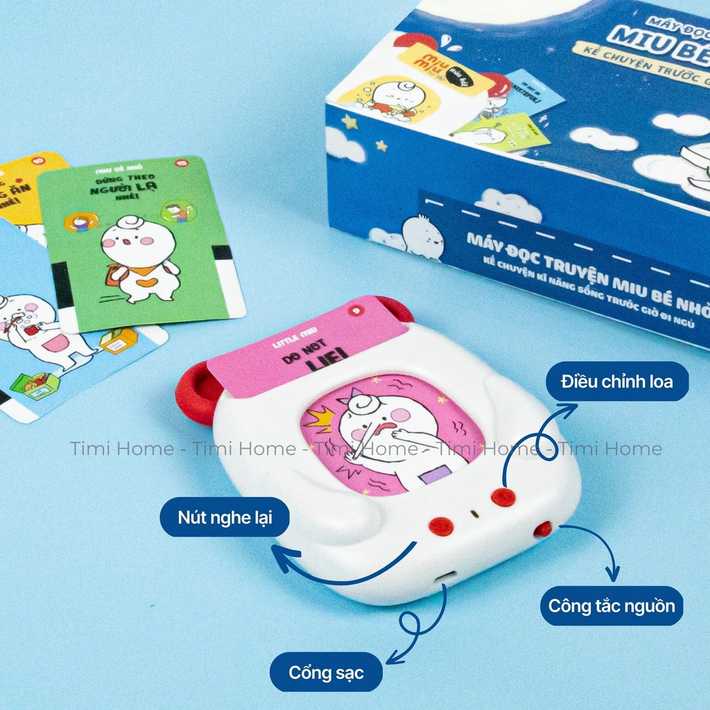 Máy Đọc Truyện Song Ngữ Miu Bé Nhỏ - Timi Home