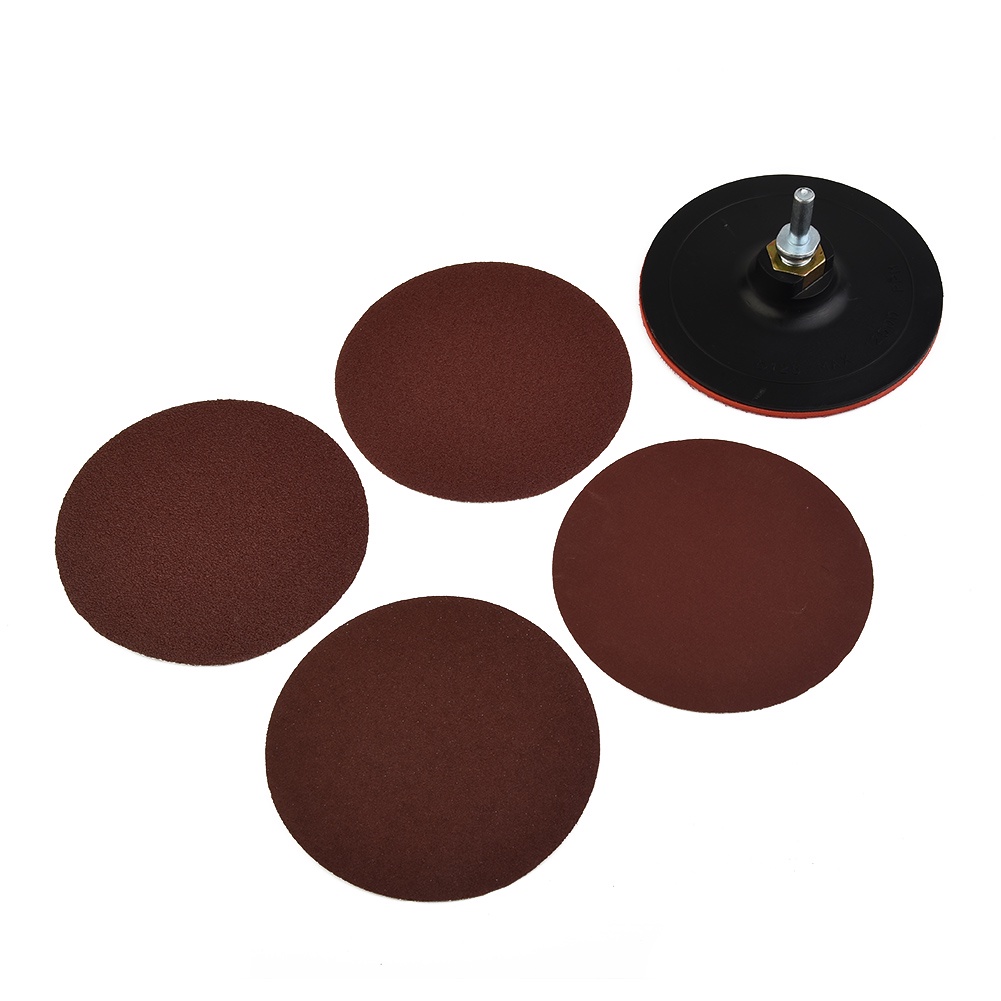 Bộ 10 Đĩa Mài Đánh Bóng Gỗ 125mm