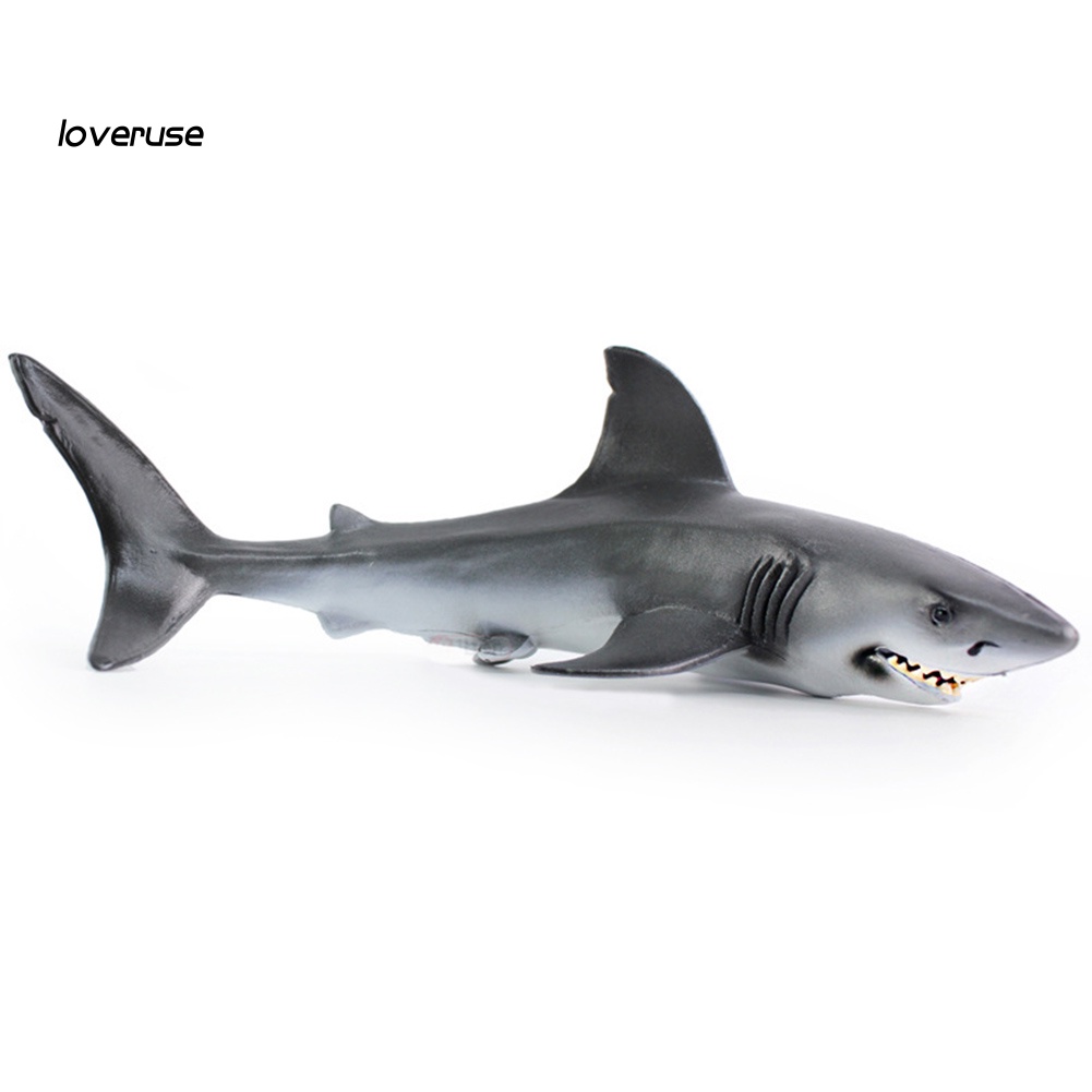 Đồ Chơi Mô Hình Cá Mập Biển Bằng PVC Để Bàn Trang Trí