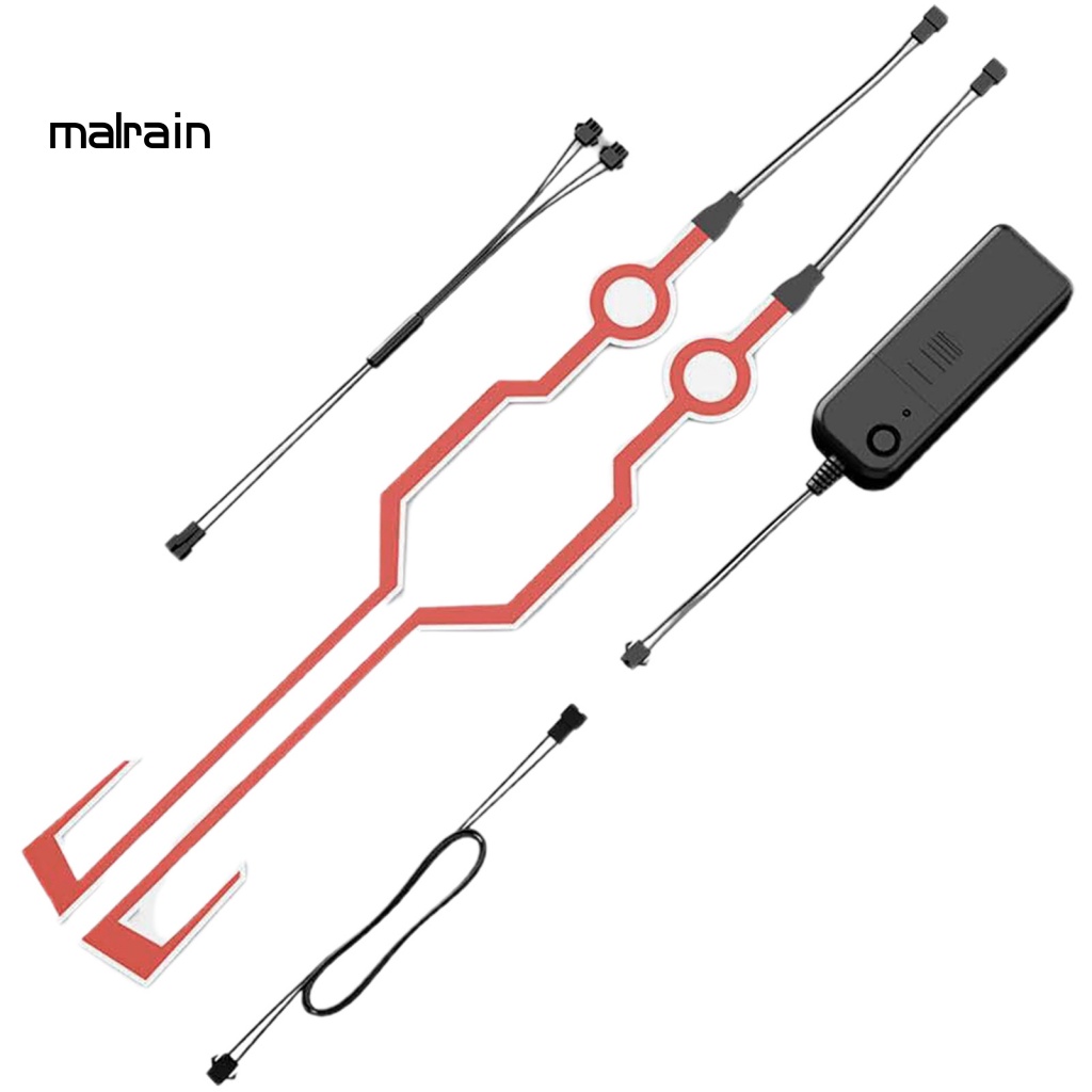 Dải Đèn LED Phản Quang Linh Hoạt Gắn Mũ Bảo Hiểm Cho Hoạt Động Ngoài Trời