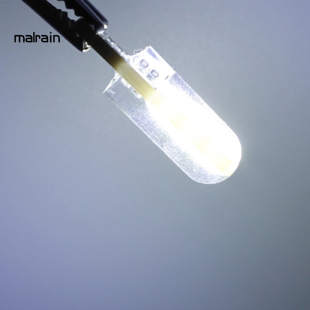 Bộ 10 Đèn LED COB Silicone 12V T10 W5W Dùng Đọc Sách / Đèn Đọc Sách Cho Xe Hơi