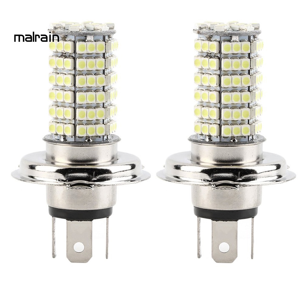 Bộ 2 Đèn Pha Led H4 DC12V 120LED SMD Chuyên Dụng Cho Xe Hơi