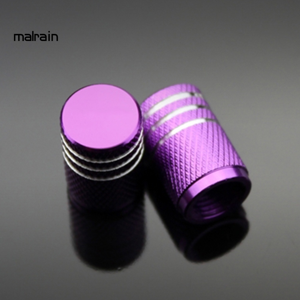 Bộ 4 Vỏ Bọc Van Bánh Xe Hơi / Xe Máy Bằng Nhôm Chống Bụi