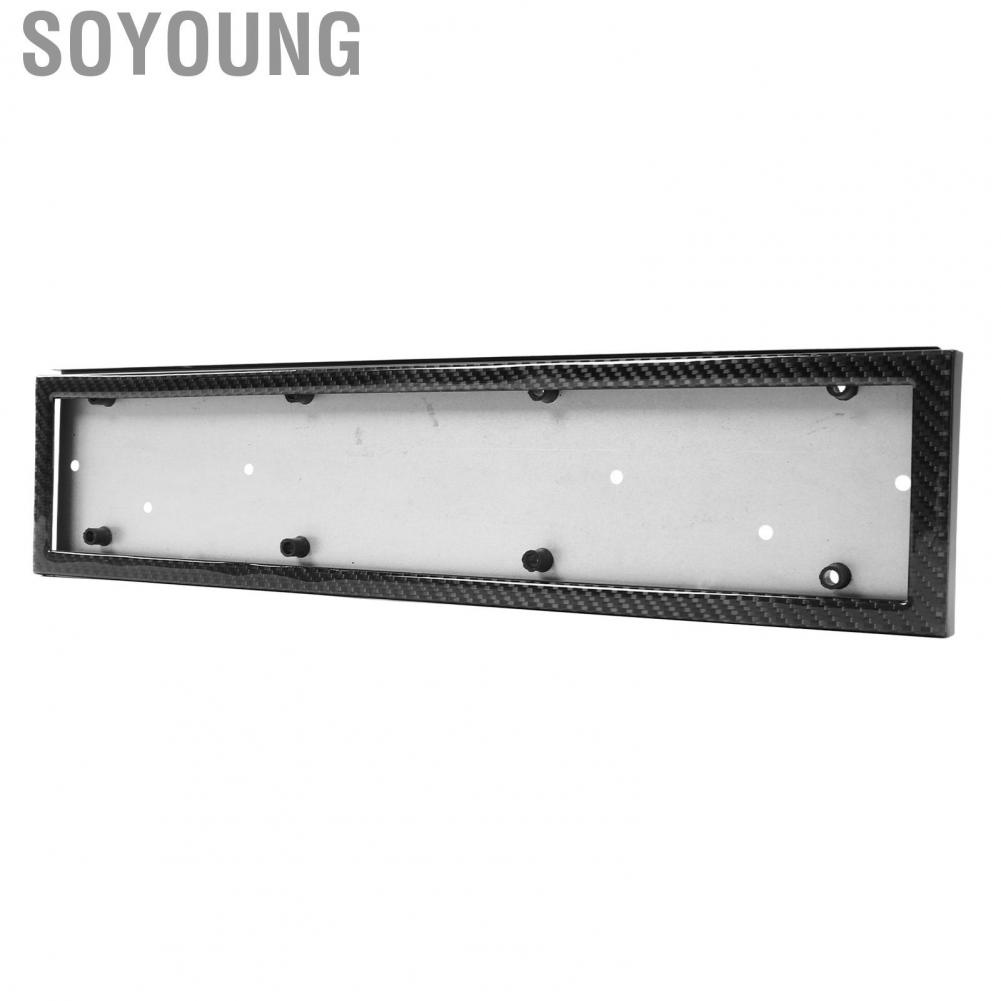Soyoung License Tag Holder  Frame UV Resistant for Car