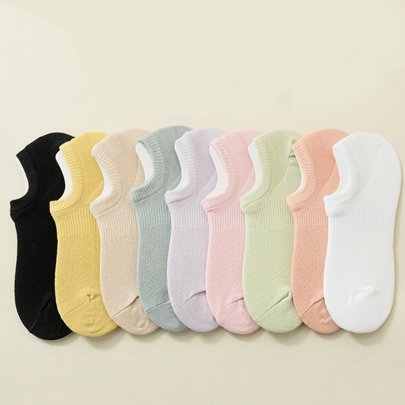 Đôi Vớ Thuyền Bằng Cotton Thoáng Khí Nhiều Màu Sắc Bắt Mắt Cho Nữ