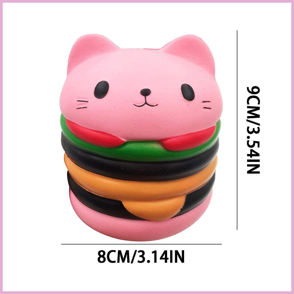 Con Quay Đồ Chơi Fidget Spinner Mini HìNh Hamburger Dễ Thương Có Thể TáI Sử DụNg Cho Trẻ Em / NgườI LớN