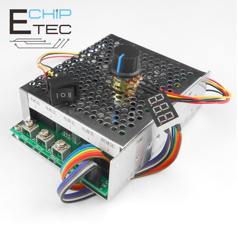 1 Công Tắc Điều Khiển Tốc Độ Động Cơ PWM DC 10-55V 60A