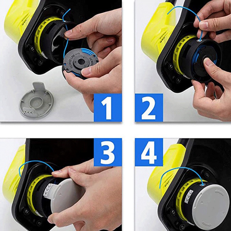 6 gói thay thế ống chỉ cho Ryobi One ” AC14RL3A 18V 24V 40V Tông đơ không dây, Weed Eater Chuỗi tự động cho ăn