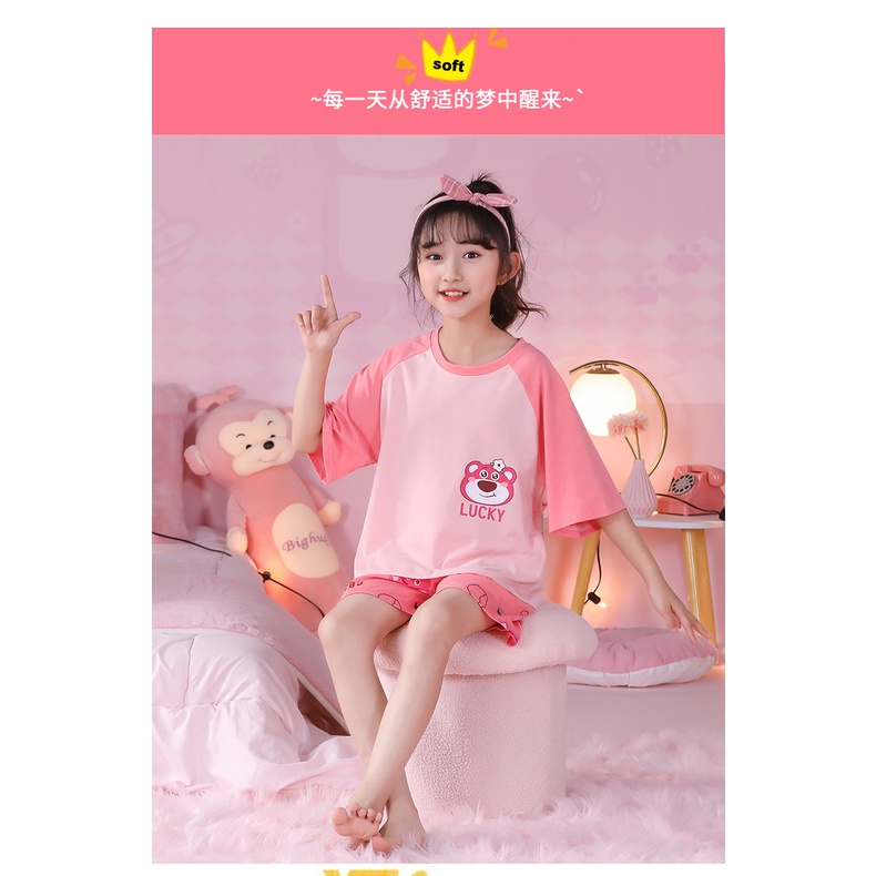 Pijama In HoạT HìNh Phong CáCh HàN QuốC Cho Bé