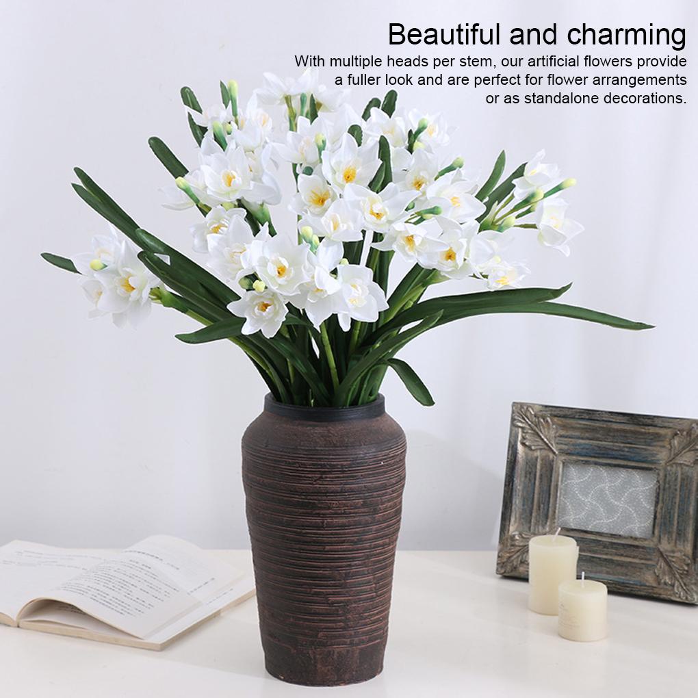 Bó Hoa Narcissus Giả Trang Trí Nhà Cửa / Khách Sạn / Tiệc Cưới