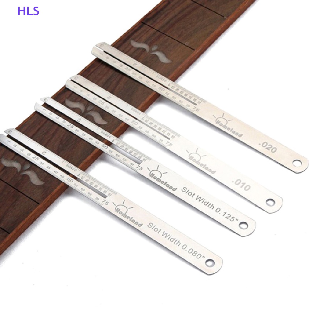 Dụng Cụ Chỉnh Dây Đàn Guitar Bằng Thép Không Gỉ 0.010 / 0.020 / 0.080 / 0.125 Inch