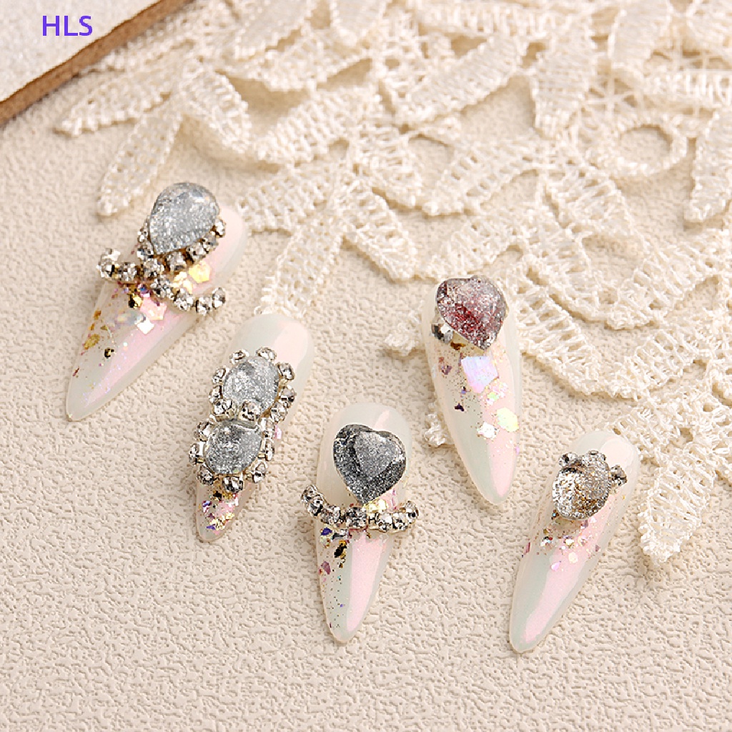 Hộp 12 / 6 Hạt Kim Cương Giả Pha Lê Nhiều Kích Cỡ / Phẳng