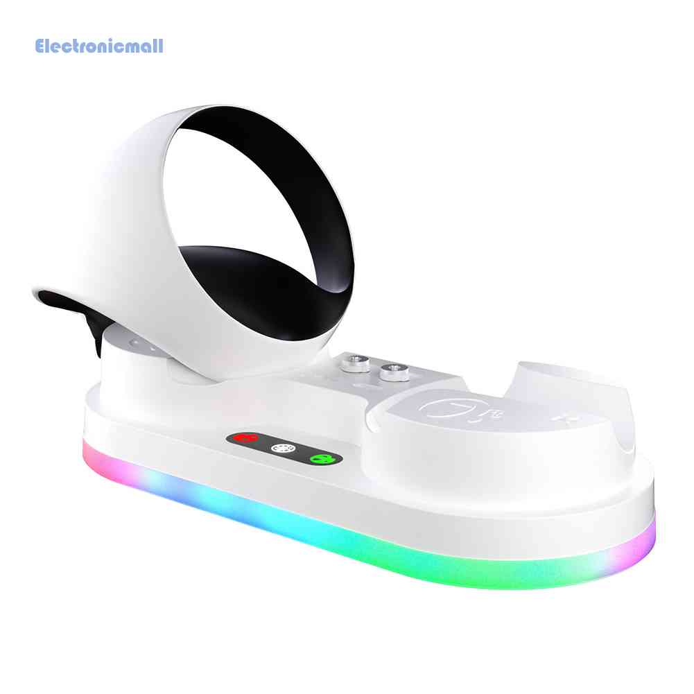 Cục Sạc Điện Từ Tính Hai Đầu Chống Trượt Cho Tay Cầm Điều Khiển PS VR2 Mall01.vn