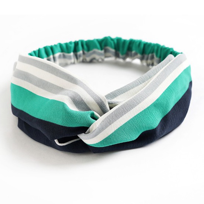 1 Băng Đô Cài Tóc Co Giãn In Họa Tiết Chiếc Lá Thời Trang Cho Nữ