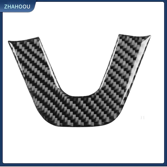 ☃Nhà Cửa☃ Miếng Dán Họa Tiết Sợi Carbon Trang Trí Vô Lăng Xe Hơi Tương Thích Với New Challenger