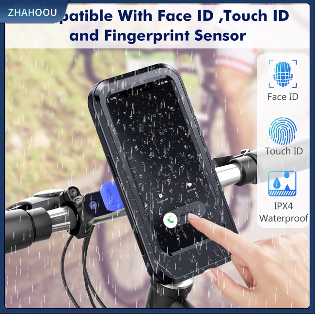 ☃Phụ Kiện Trang Trí Nhà Cửa Kiểu Dáng Dễ Thương Xinh Xắn☃ Giá Đỡ Điện Thoại Kiêm Sạc Không Dây 15w Chống Nước Gắn Xe Máy / Xe Đạp