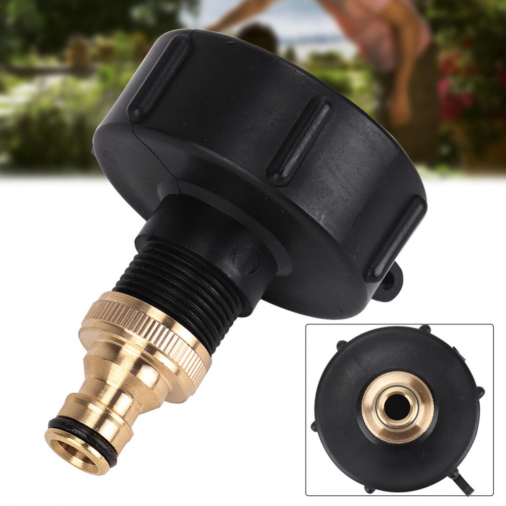 Đầu Nối Ống Nước Màu Đen 1000L 3 / 4 &quot;Tiện Dụng Cho Sân Vườn