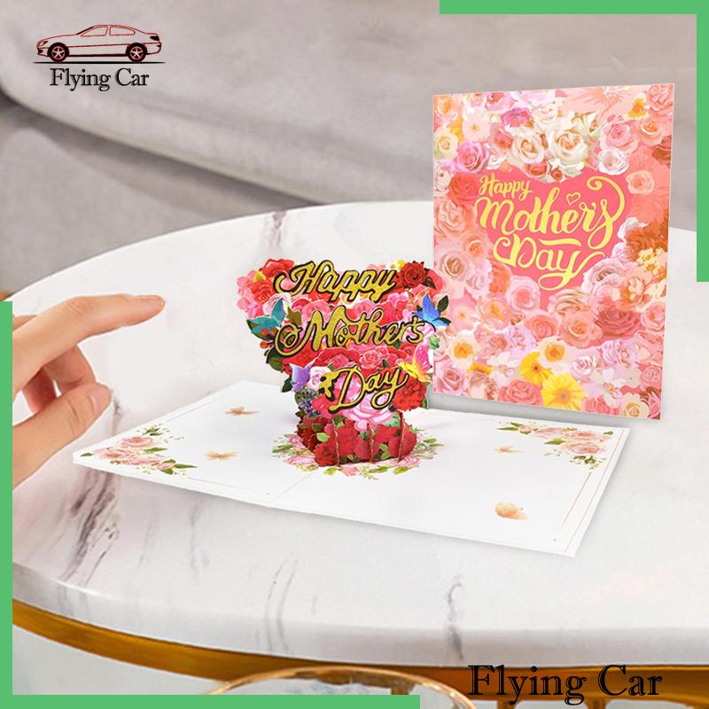 Thiệp Chúc Mừng Ngày Của Mẹ 3D Có Thẻ Ghi Chú Sáng Tạo Lzdjfmy2