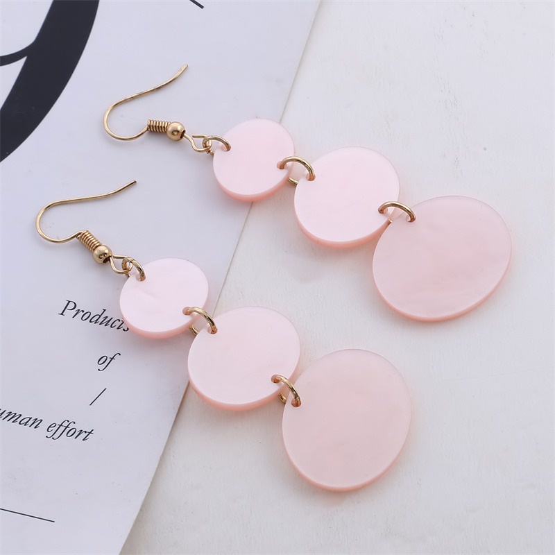 Bông Tai Dài Hình Ngôi Sao Bằng Acrylic Dễ Thương Cho Nữ