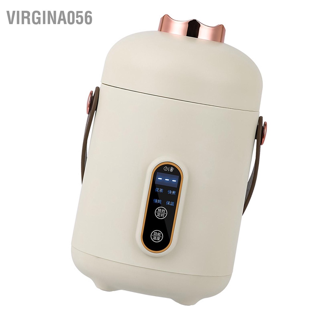 Virgina056 Cốc Điện Di Động Mini Đa Năng Bảo Quản Sức Khỏe Hầm Văn Phòng Nồi Cho Nước Sôi Cháo Sữa Phích Cắm CN