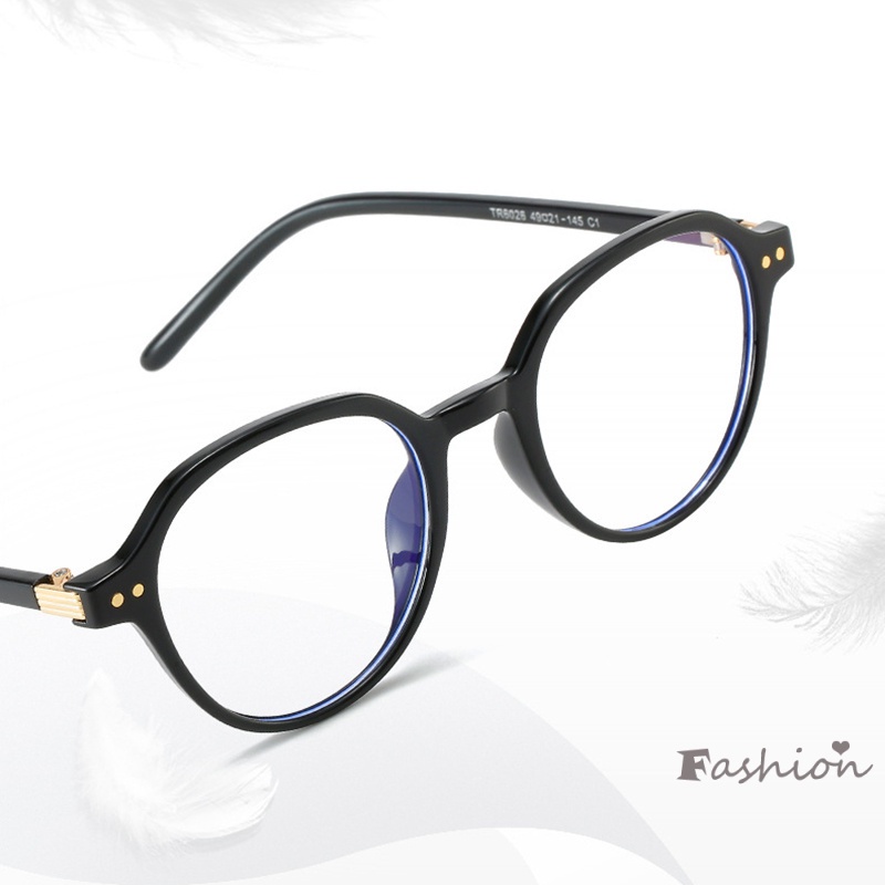 Mắt Kính Gọng Tròn Chống Ánh Sáng Xanh Thời Trang