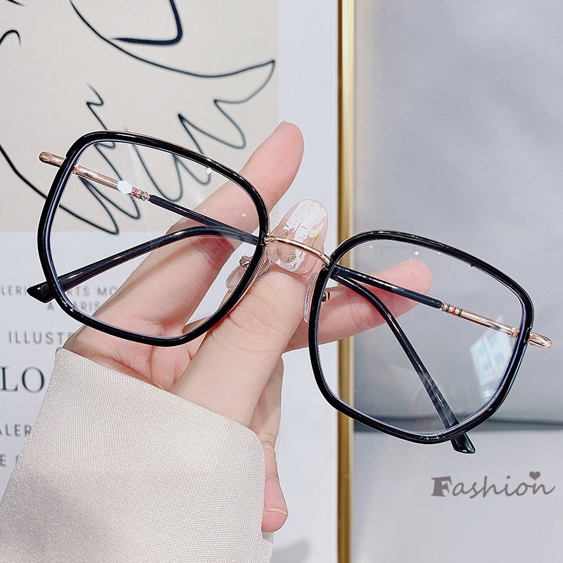 Kính Mát Gọng Vuông Kim Loại Chống Tia UV