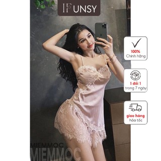 Đồ Ngủ Sexy Nữ| Váy ngủ  tim ngực QCCC loại 1❣️[Freeship+Chất Đẹp]❣️Lụa Đầm Ngủ Gợi Cảm Quyến Rũ(M13)