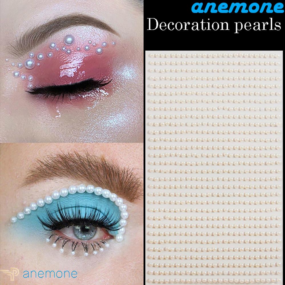 Miếng Dán 3D Trang Trí Móng Tay 3mm/4mm/5mm/6mm DIY|Hình Xăm Dán Tạm Thời Hình Con Mắt Đính Ngọc Trai Giả Trang Trí