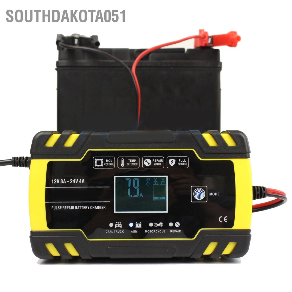 Southdakota051 Bộ sạc ắc quy ô tô bảo trì tự động sửa chữa xung cho xe tải máy