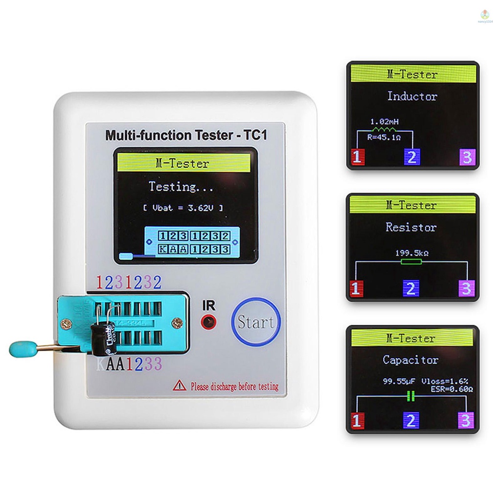 Thiết Bị Kiểm Tra Bóng Bán Dẫn Đa Chức Năng TFT Tự Động Cảm Biến Điện Trở MOSFET NPN PNP MOS