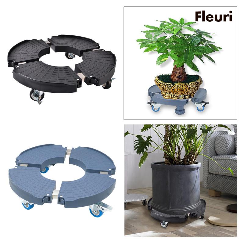 Giá Đỡ Chậu Cây Có Bánh Xe Lăn Tiện Lợi Dành Cho Chậu Hoa Đứng
