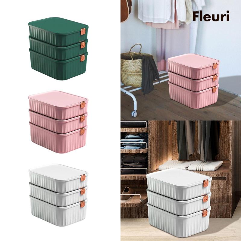 Bộ 3 Hộp Đựng Đồ Lót Tiết Kiệm Không Gian Tiện Dụng