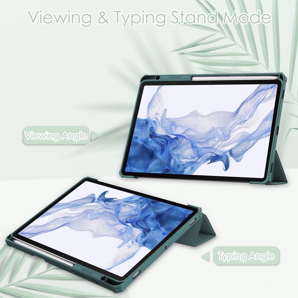 Ốp Máy Tính Bảng Bằng Acrylic Cho Samsung Galaxy Tab S8 S7 Smart Case SM-X700 X706 T870 T875 T876B Samsung Tab S7 FE S8 Plus S6 Lite