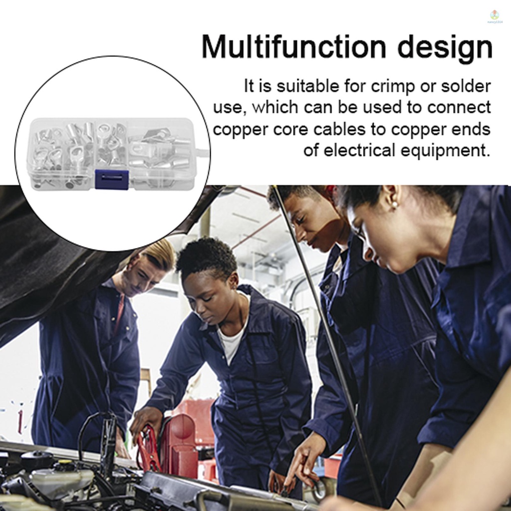 Set 60 Đầu Nối Dây Co Nhiệt Kèm Kìm Uốn Dây Điện