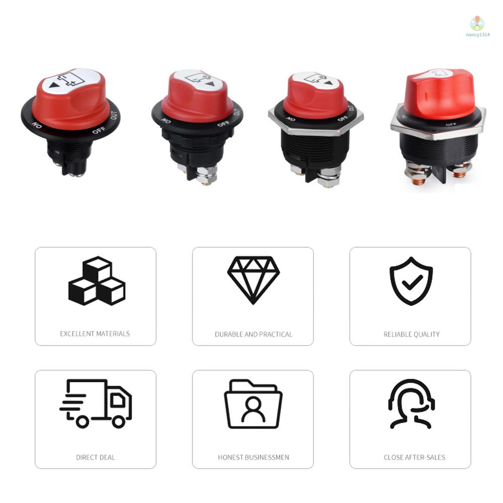 Công Tắc Ngắt Kết Nối Pin 100A Cho Xe Hơi / Xe Tải / Tàu Thuyền / Tàu Thuyền